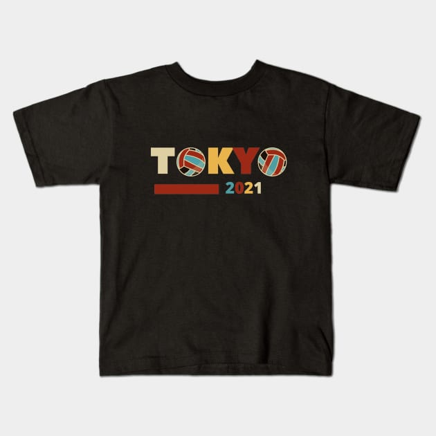 Tokyo 2021 Olympics Kids T-Shirt by DMJPRINT